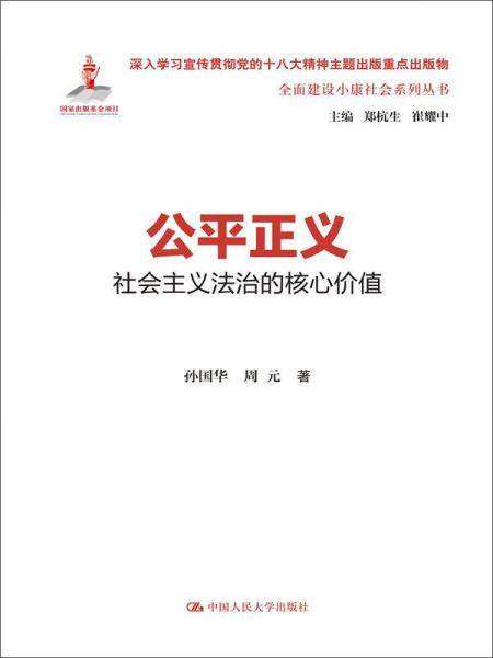 公平正义：社会主义法治的核心价值（全面建设小康社会系列丛书）
