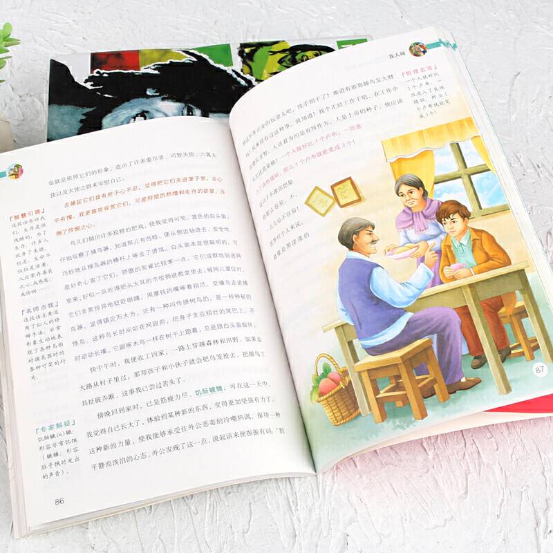 在人间（中外名著彩绘版 无障碍阅读）/语文必读名家选