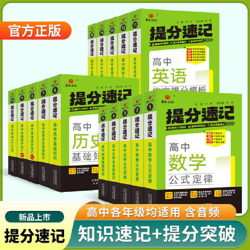 24提分速记 高中古诗文72篇