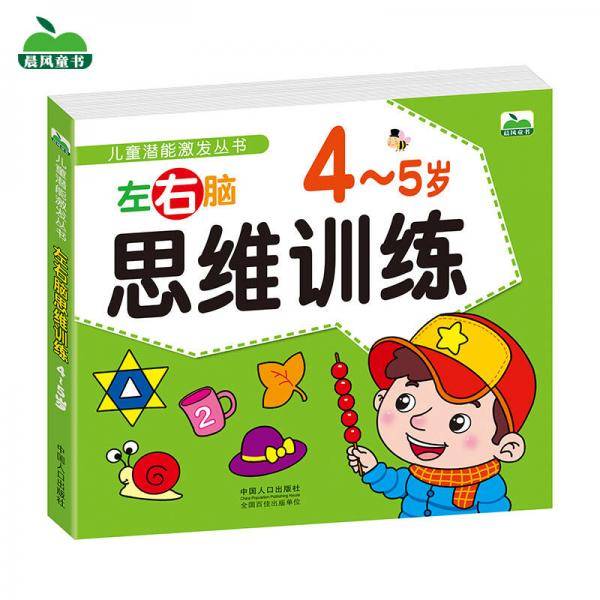 晨风图书 儿童潜能激发丛书：左右脑思维训练（4-5岁）