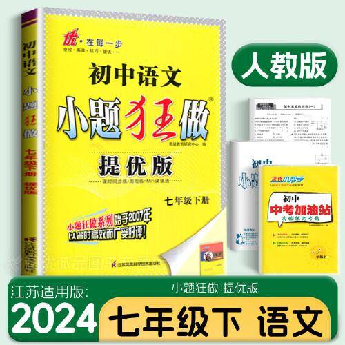2024春初中小题狂做提优版七年级语文下册人教版初一7年级中学教辅练习册同步教材