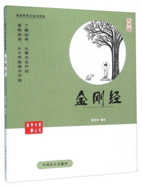 中国盲文出版社 蔡志忠漫画系列 金刚经/蔡志忠