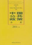 中国公共政策分析