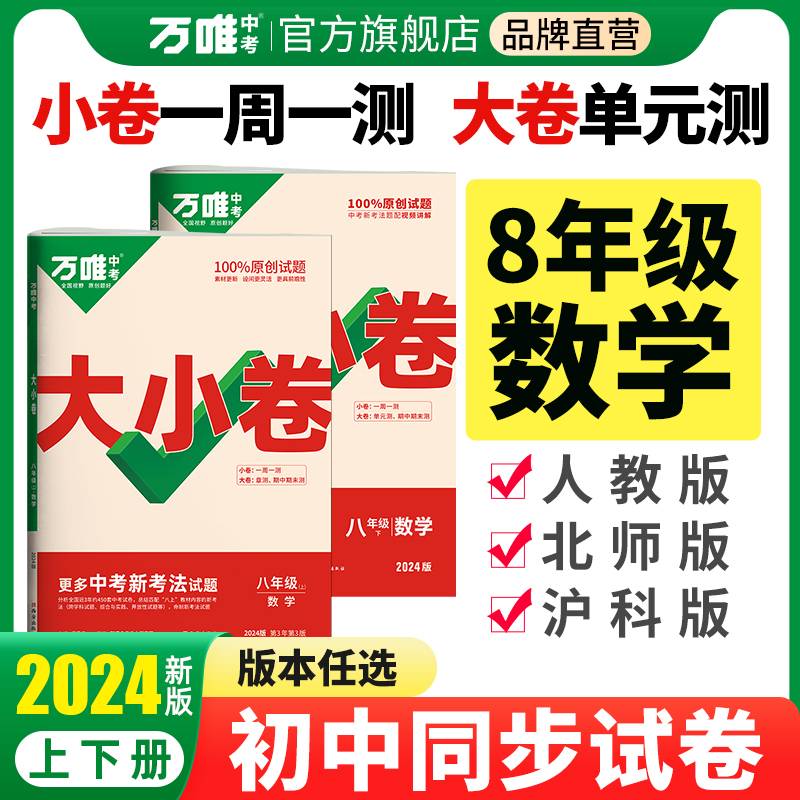 2024万唯中考大小卷.八年级.下.数学