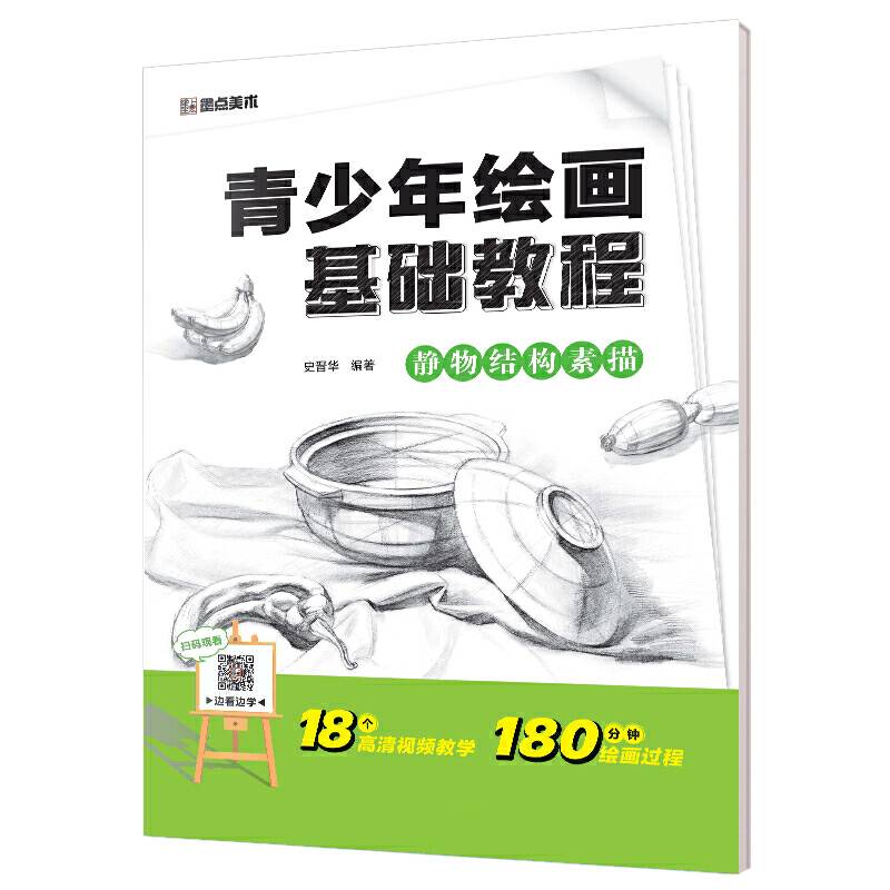 墨点美术青少年绘画基础教程　静物结构素描