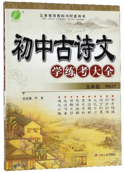初中古诗文学练考大全（九年级 RMJY）