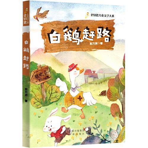 白鹅赶路