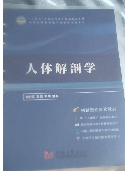 人体解剖学 韩利军 王刚 陈杰 同济大学出版社 9787560897233
