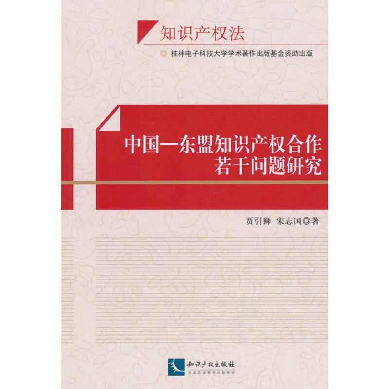中国：东盟知识产权合作若干问题研究