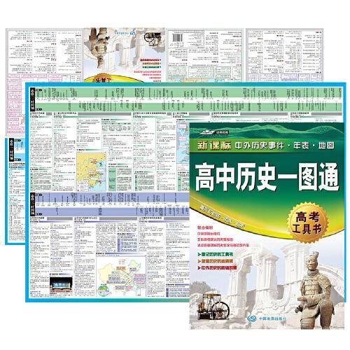2022版 高中历史一图通 学生历史学习工具书 历史地图 历史年表 中外历史时间轴对照 高中历史学习 高考提高复习