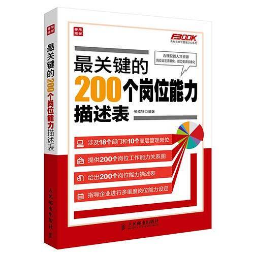 最关键的200个岗位能力描述表