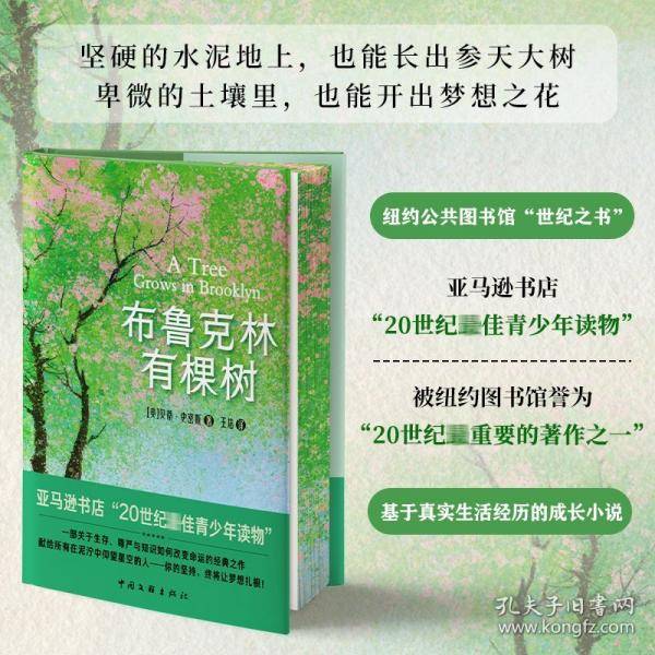 【精装刷边版】布鲁克林有棵树 贝蒂·史密斯青少年版女性成长教育自我实现之书温暖治愈外国文学经典作品中小学生课外阅读