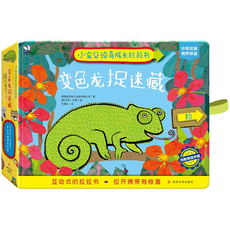 小宝贝惊奇成长拉拉书：变色龙捉迷藏
