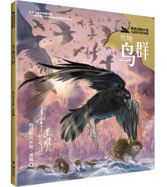 黑鹤动物小说儿童彩绘拼音版・雪地鸟群