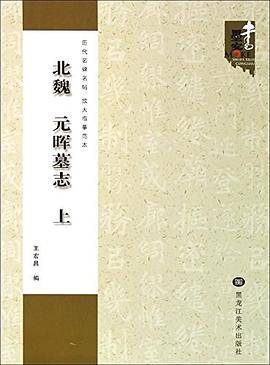 历代名碑名帖·放大临摹范本：北魏元晖墓志（上）