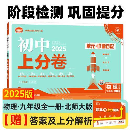 2025版理想树初中上分卷 九年级全一册
