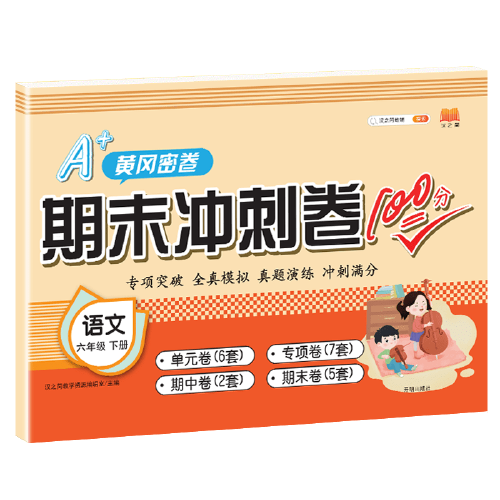 同步训练教辅人教版期末冲刺100分复习辅导资料六年级下册语文
