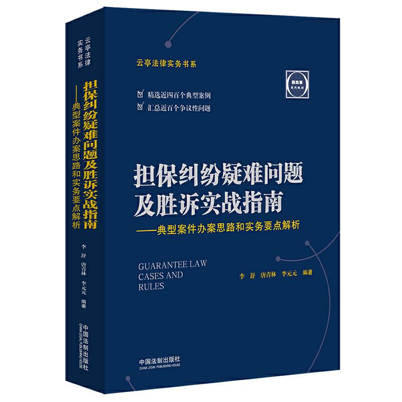 担保纠纷疑难问题及胜诉实战指南――典型案件办案思路和实务要点解析