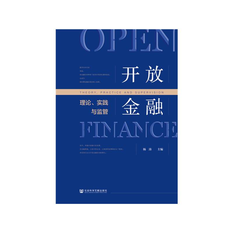 开放金融：理论、实践与监管