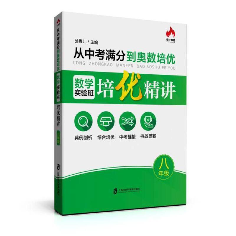 从中考满分到奥数培优：数学实验班培优精讲（八年级）