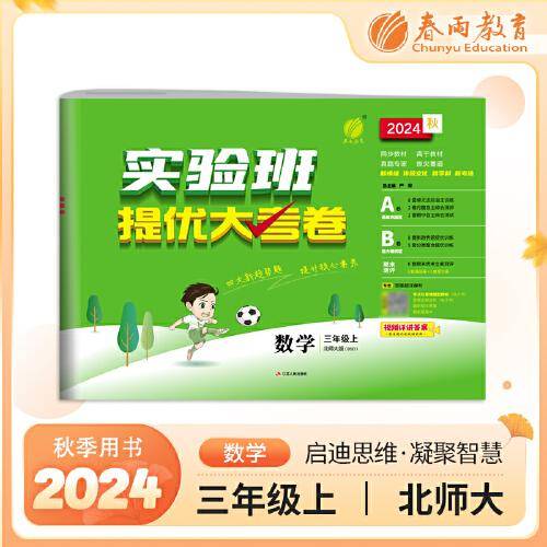 实验班提优大考卷 三年级上册
