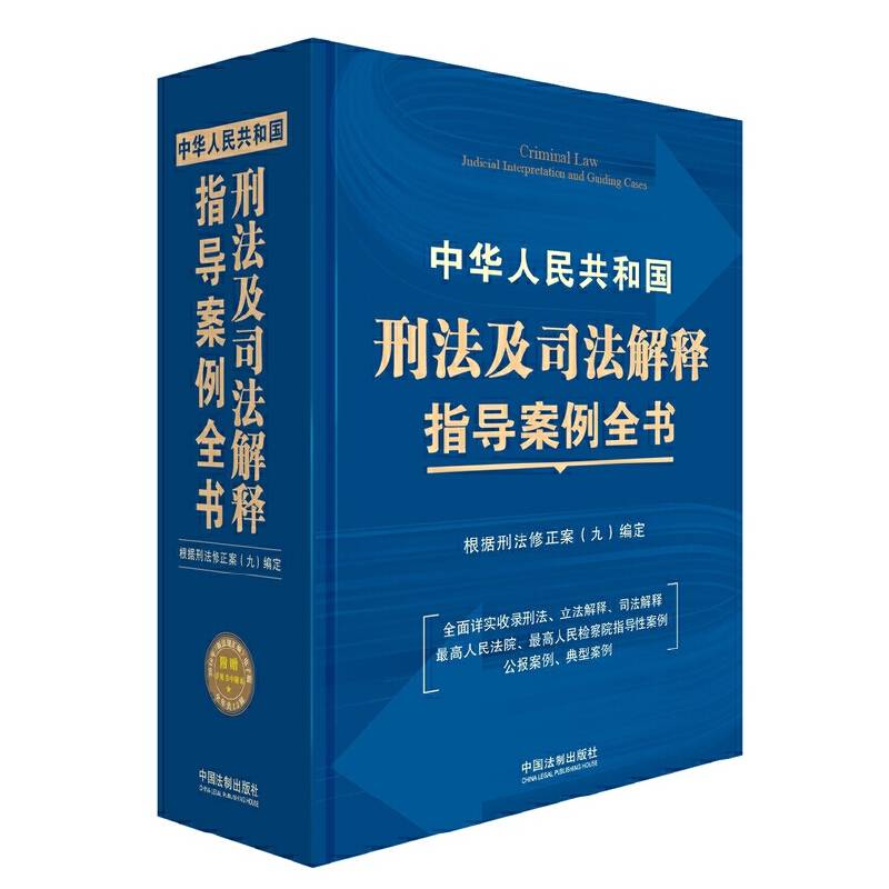 中华人民共和国刑法及司法解释指导案例全书：根据刑法修正案编定