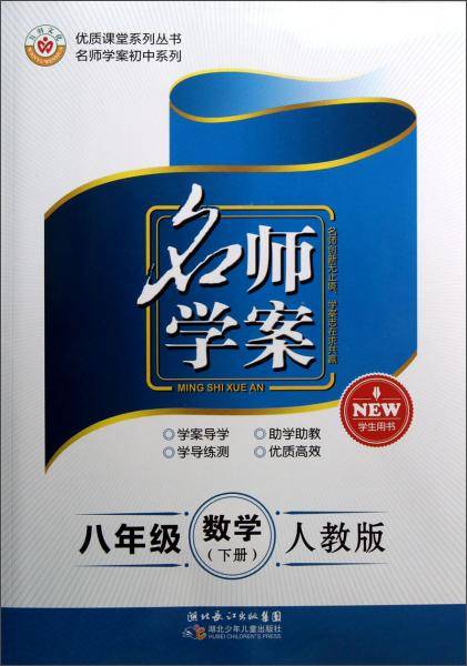 优质课堂系列丛书·名师学案初中系列·名师学案：八年级数学（下册）（人教版）（学生用书）