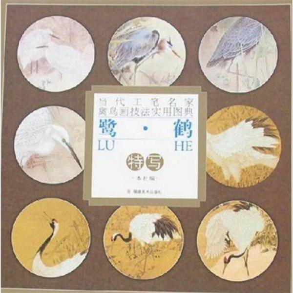 鹭.鹤特写-当代工笔名家禽鸟画技法实用图典