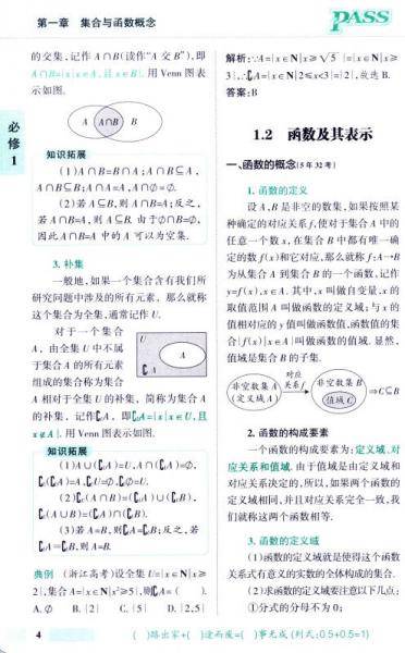 高中数学考前必背公式定律