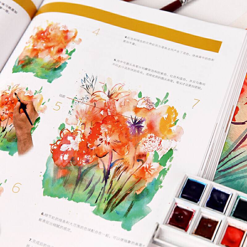 西方绘画技法经典教程：101个水彩画创作技法