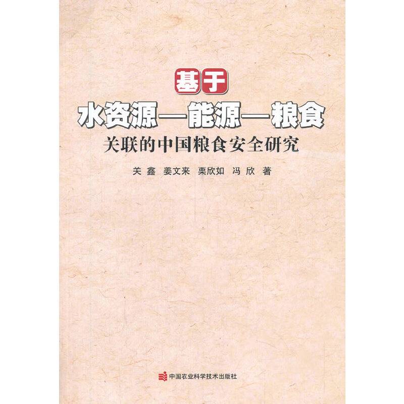 基于水资源—能源—粮食关联的中国粮食安全研究
