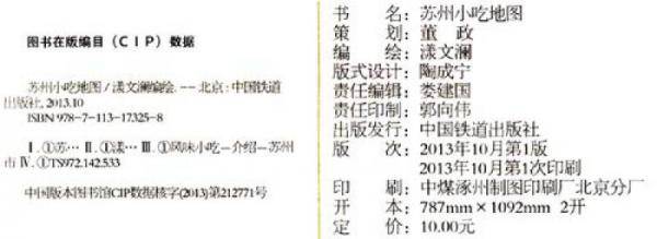 手绘旅行系列：苏州小吃地图