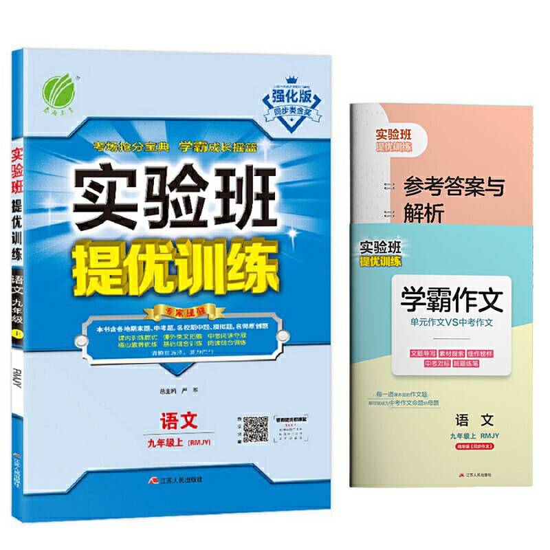 春雨教育・2018秋・实验班提优训练：初中 语文 九年级 (上) 人教版RMJY