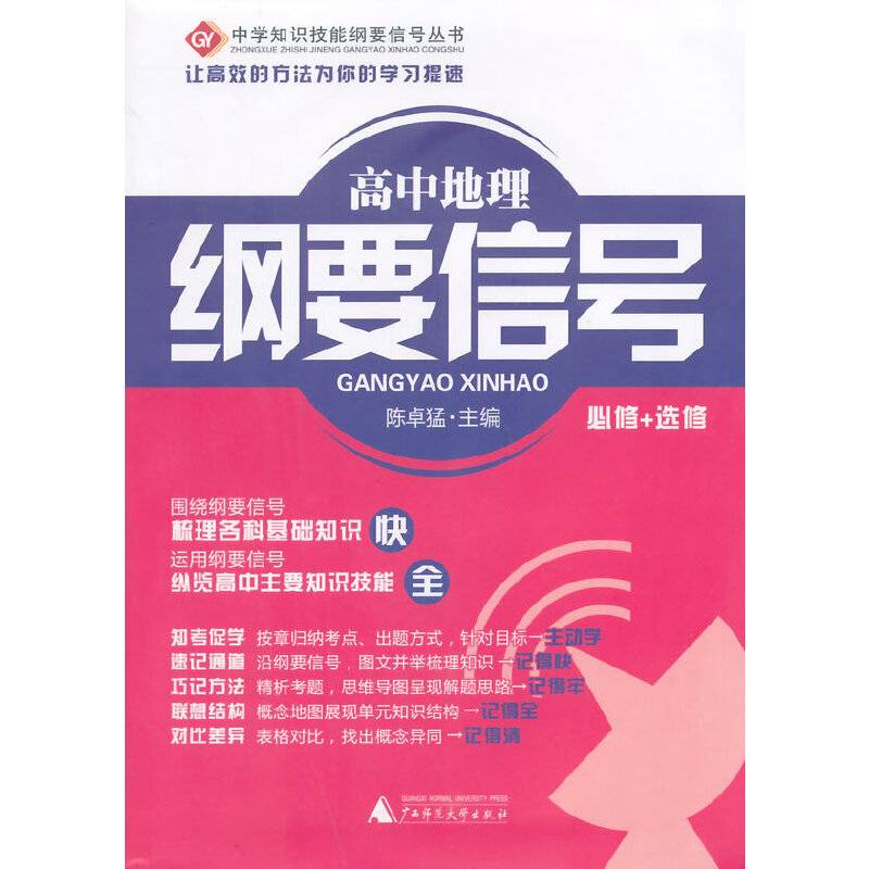 中学知识技能纲要信号丛书：高中地理纲要信号（必修+选修）