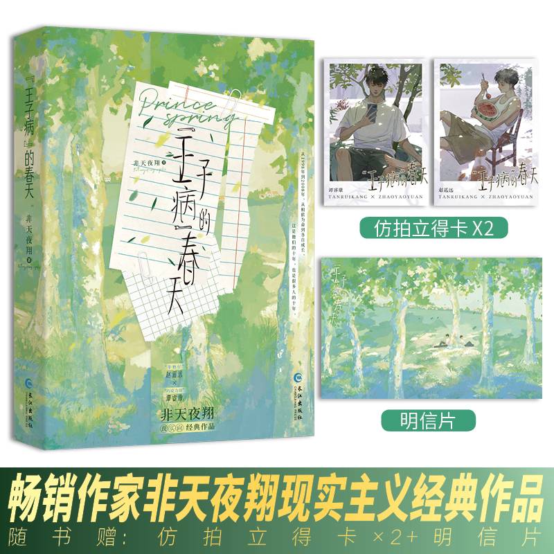 《“王子病”的春天》畅销作者非天夜翔现实向经典作品 一个真实到有点残酷的故事，致郁系扛把子