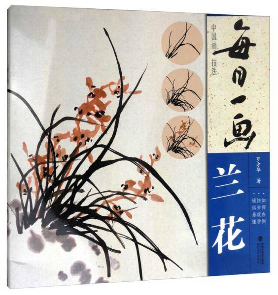 每日一画・中国画技法：兰花