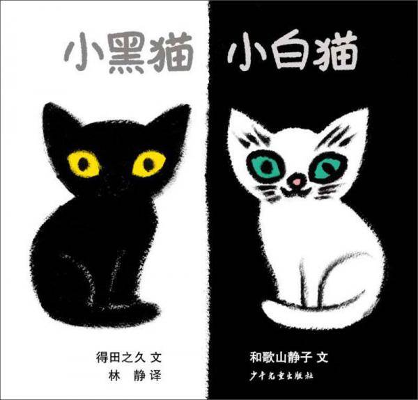 小黑猫小白猫(精)