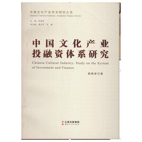 中国文化产业投融资体系研究