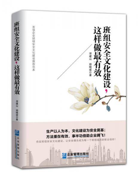 班组安全文化建设，这样做最有效(中工时代出版）