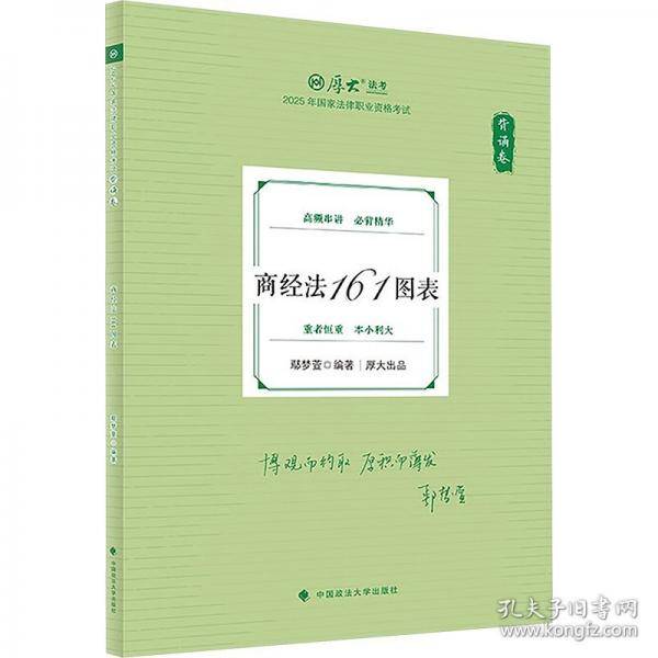 2025厚大法考 119考前必背
