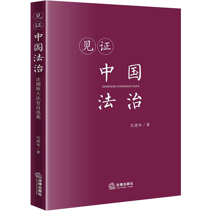 见证中国法治：沈德咏大法官自选集