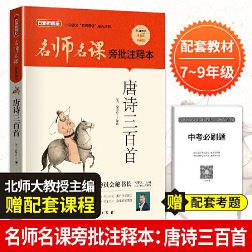 名师名课旁批注释本 唐诗三百首