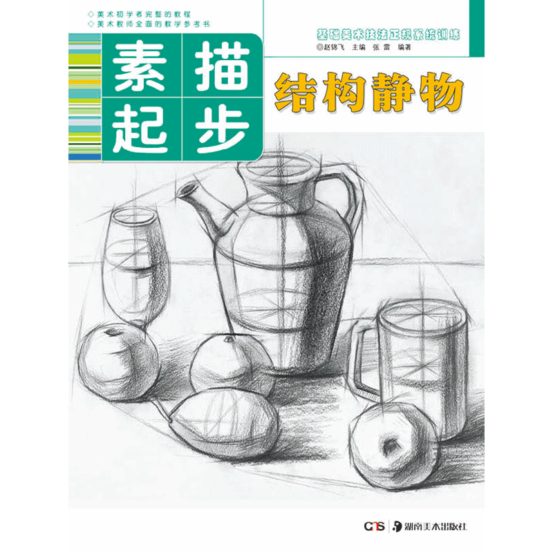 基础美术技法正规系统训练 素描起步・结构静物