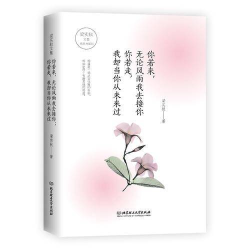 你若来，无论风雨我去接你；你若走，我却当你从未来过