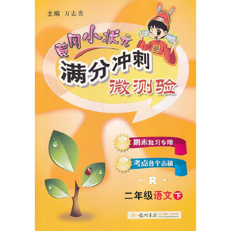 2019年春季 满分冲刺微测验二年级语文（下）（R） 人教版