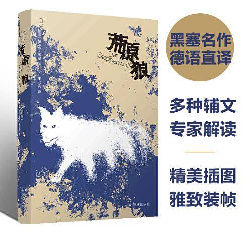 荒原狼（黑塞精选集）豆瓣高分译本，名家德语直译，收录黑塞亲笔画作，著名设计师廖韡设计