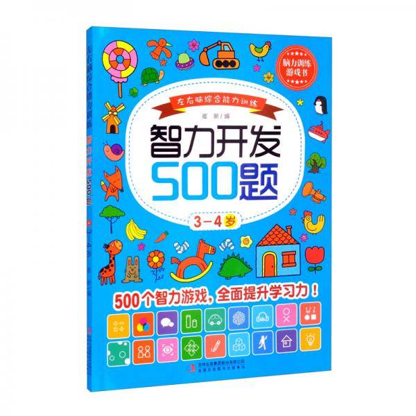 左右脑综合能力训练智力开发500题3-4岁