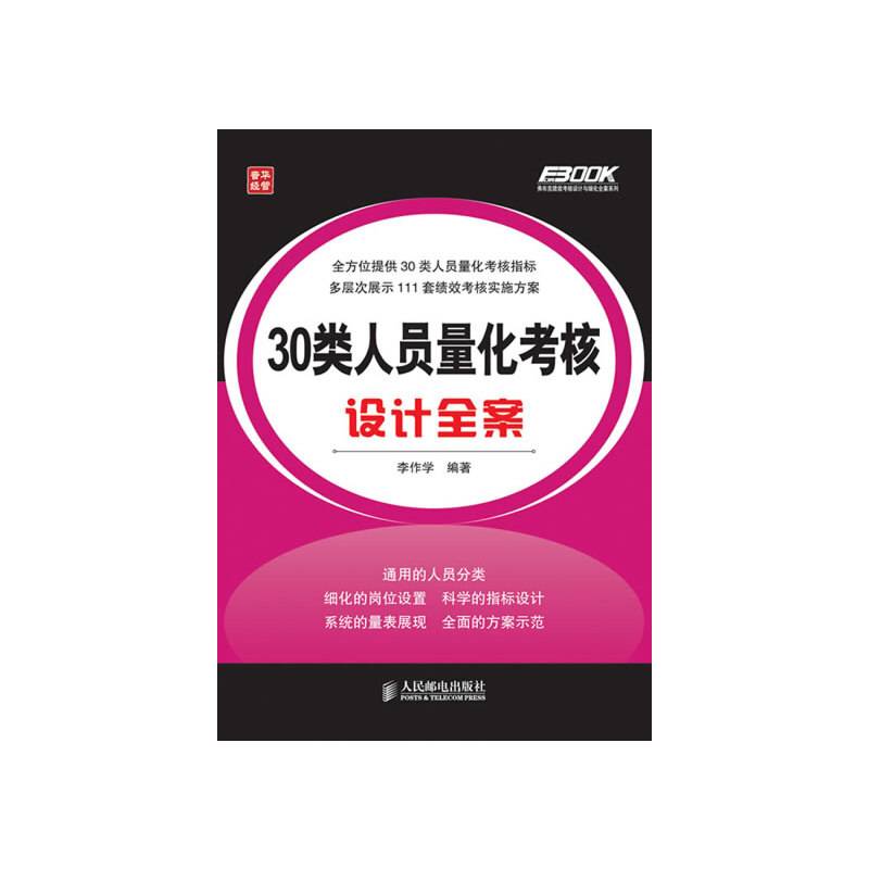 30类人员量化考核设计全案