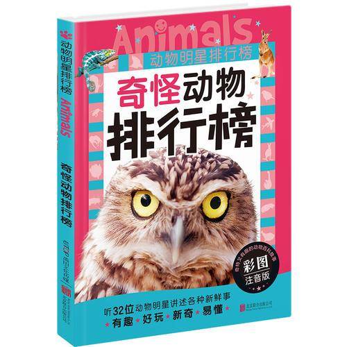 动物明星排行榜：奇怪动物排行榜