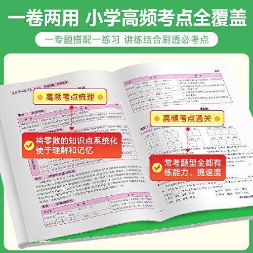 2025阳光同学小升初冲刺速刷卷冲刺小升初分类试卷真题卷语文历年真题试卷六年级小升初总复习人教版